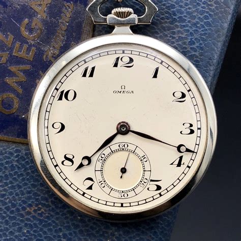 gold omega pocket watch 1920|vintage omega pocket watch value.